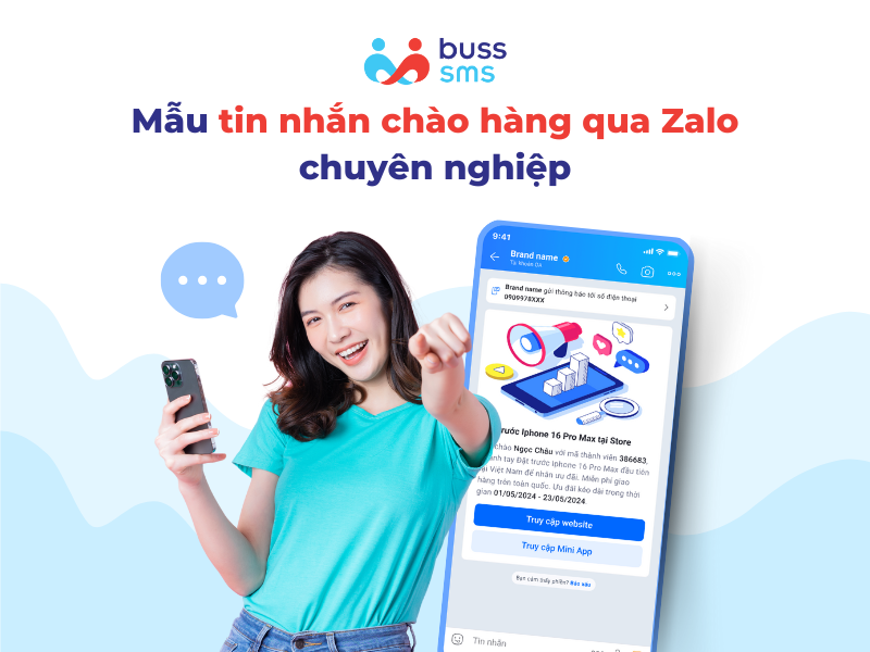 Mẫu tin nhắn chào hàng qua Zalo chuyên nghiệp